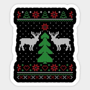 Ugly Christmas Sweater Sticker